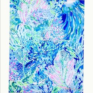 Rare Lilly Pulitzer Large Painting